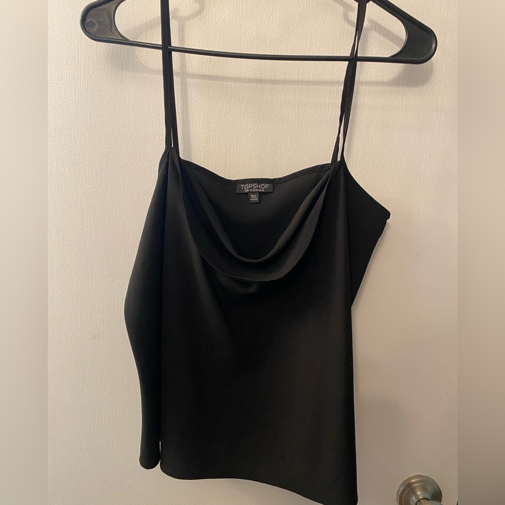 Topshop I Nwt Topshop Black Flowy Tank